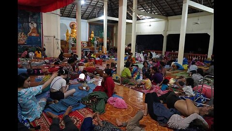 BREAKING NEWS: _ Thai invaders have expanded their war by firing shells _ Thma Da, Pursat province,
