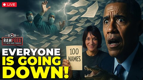 🚨LIVE: Obama Panic Mode! Epstein Names Drop! Organ Harvest Horror! Alligator Alcatraz Winning!