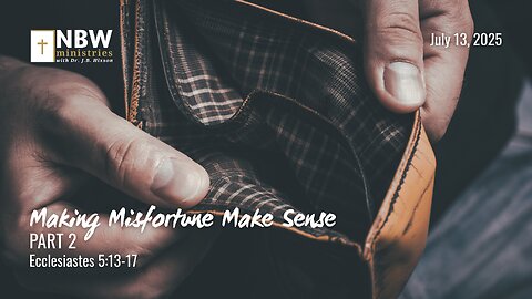 1263. Making Misfortune Make Sense (Part 2)
