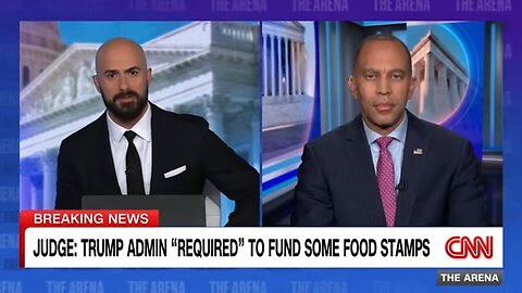 'Trump should not be weaponizing hunger': Hakeem Jeffries reacts to SNAP food stamp ruling