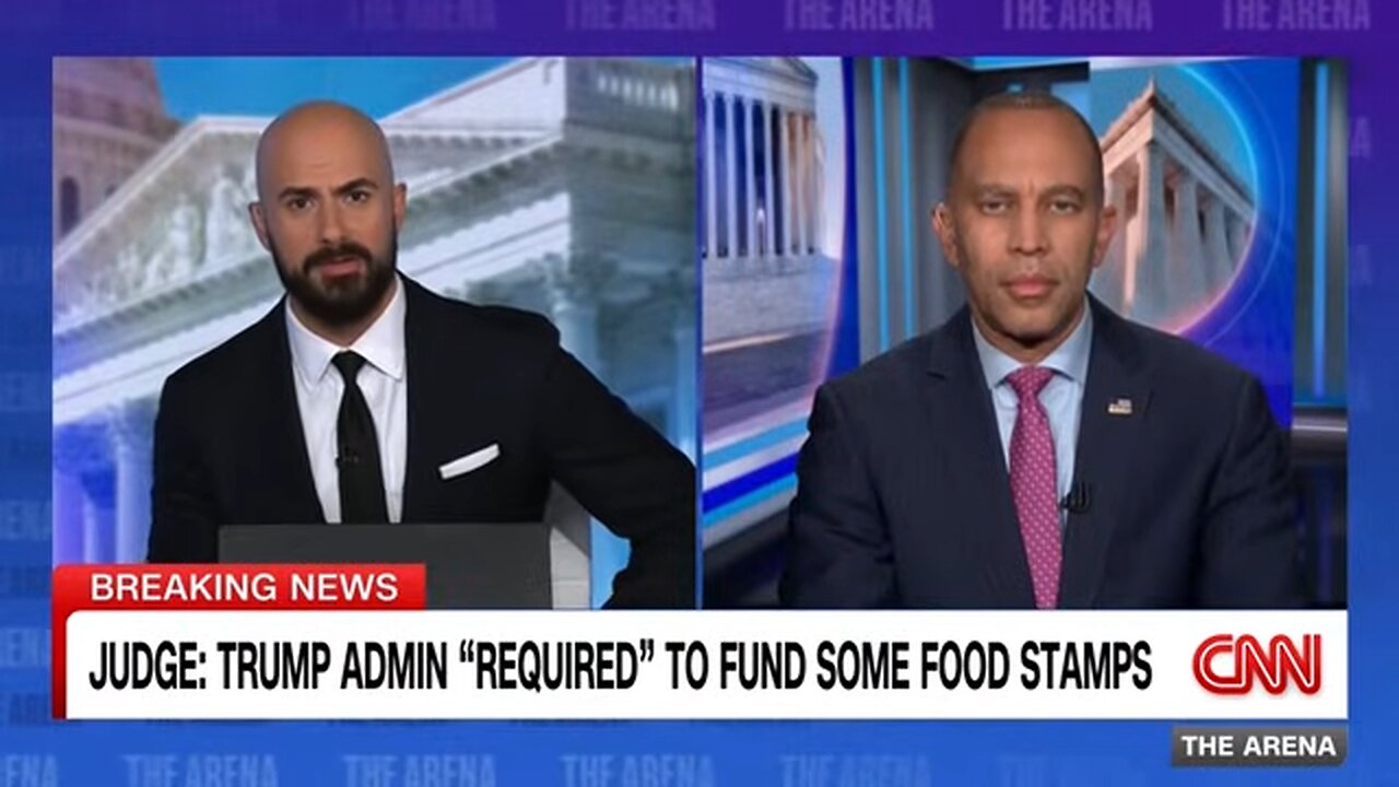 'Trump should not be weaponizing hunger': Hakeem Jeffries reacts to SNAP food stamp ruling