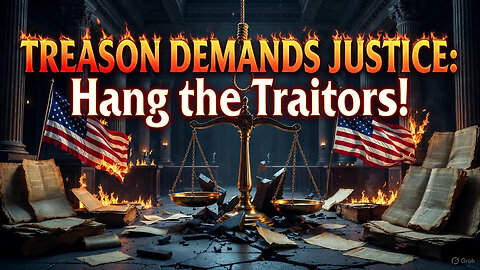 TREASON DEMANDS JUSTICE: Hang the Traitors! 🔥