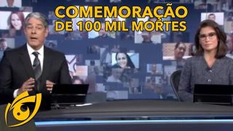 A macabra comemoração de 100 mil mortes da Rede Globo | Visão Libertária - 11/08/20 | ANCAPSU