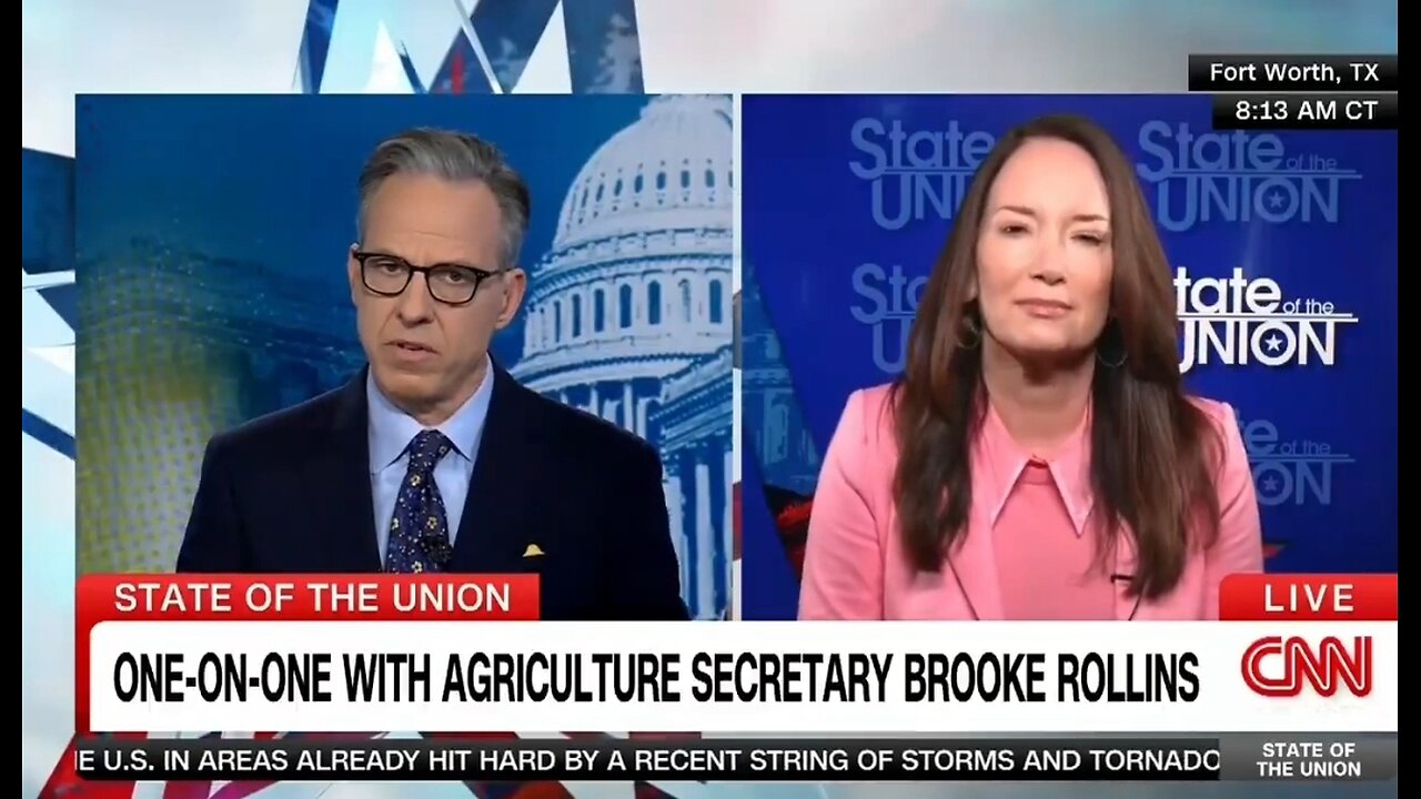 Agriculture Secretary Shuts Down Jake Tapper's Idiotic Question