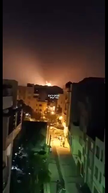 Huge explosion west of tehran