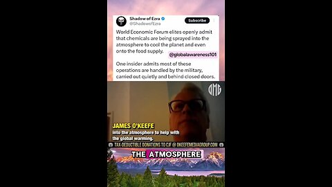 WEF elites openly admit that chemicals are being sprayed into the atmosphere