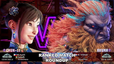 Kuya Kalbo SF6 Ranked Roundup. Chun Li Master Rank [Hori Fight Stick]