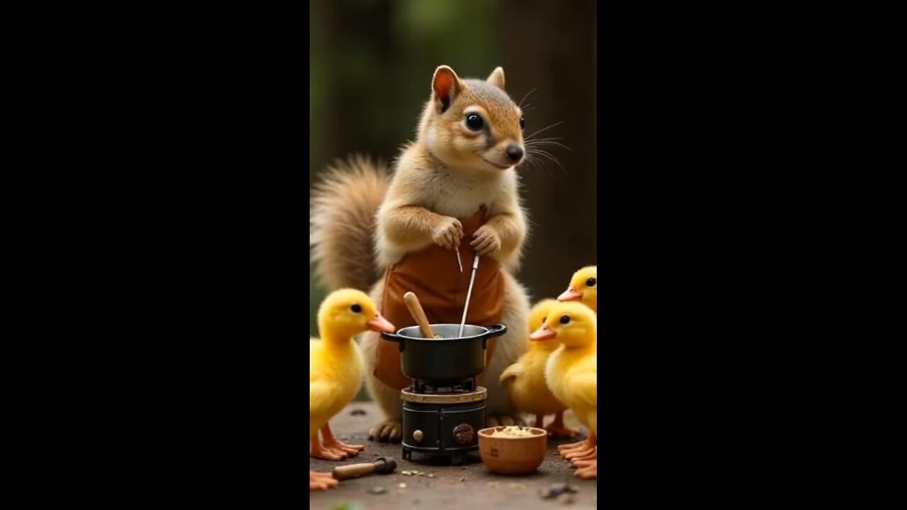 Squirrels are cooking😘 #shorts #animals #viralreels
