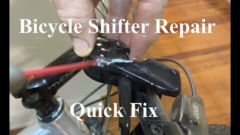 Bicycle Shifter Quick Fix