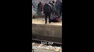White Woman Surrounded, Beaten & Culturally Enriched by Africans in Lisbon, Portugal 🇵🇹