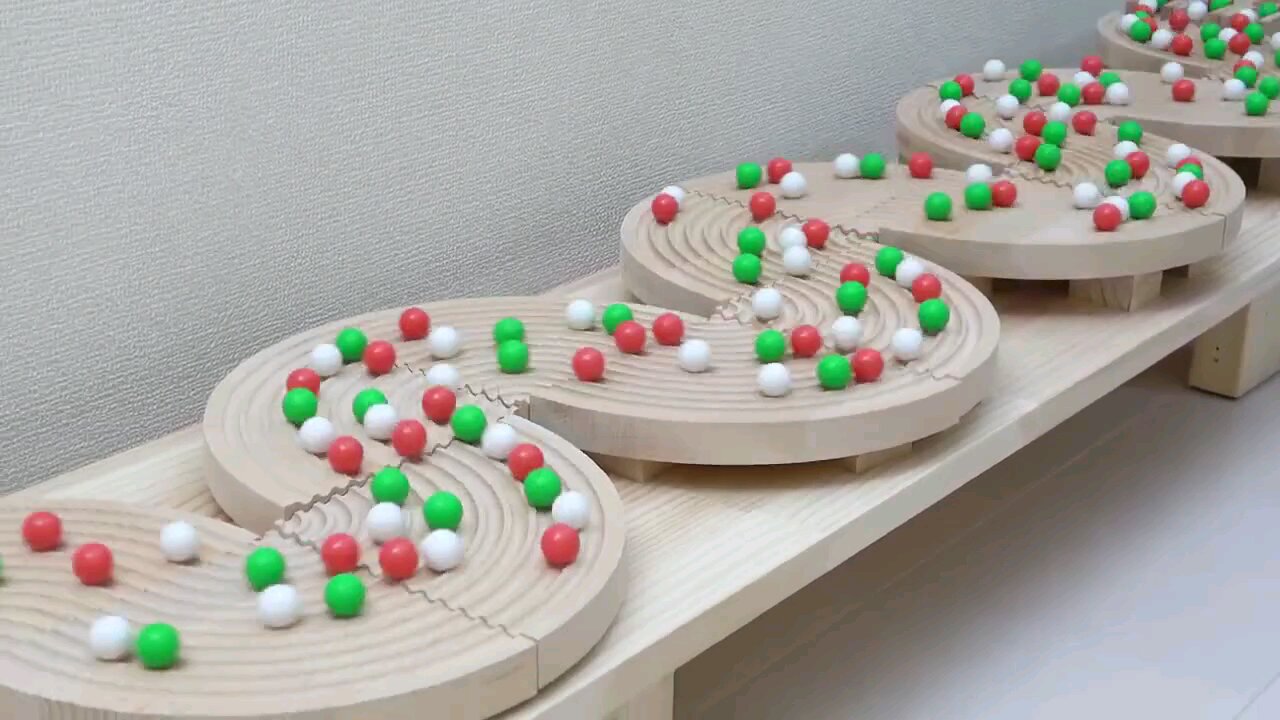 Marble Run ASMR Race 🟢 HABA Wave Slope & Rattling Slope, Marble Run