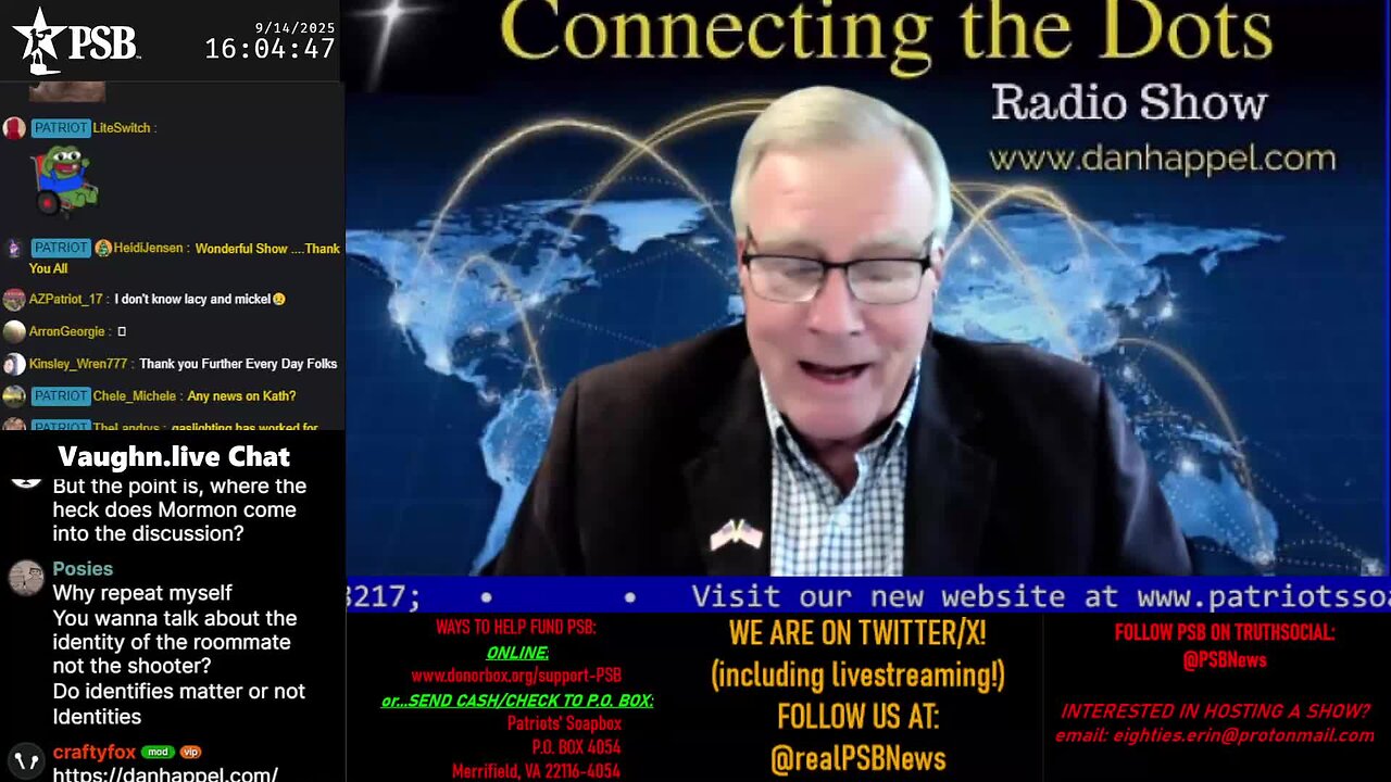 2025-09-14 16:00 EDT - Connecting the Dots: with Dan Happel