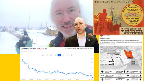 Svensk 🤡PsyOp. Lördags-Iran-attack? Självmords-TikTok. Sionist-postning. Antisemitisk skinhead & J7