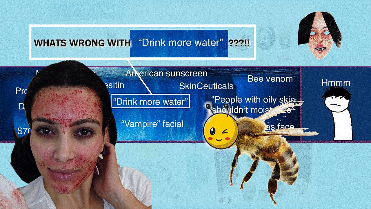 The slowly depraving SKIN CARE ICEBERG part 2 - "The hmm" level