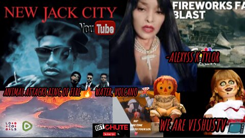 Alexyss K Tylor: Animal Attacks Ring Of Fire 🔥 Water 🌊 Volcano 🌋 Cruise Ship 🚢 #VishusTv 📺