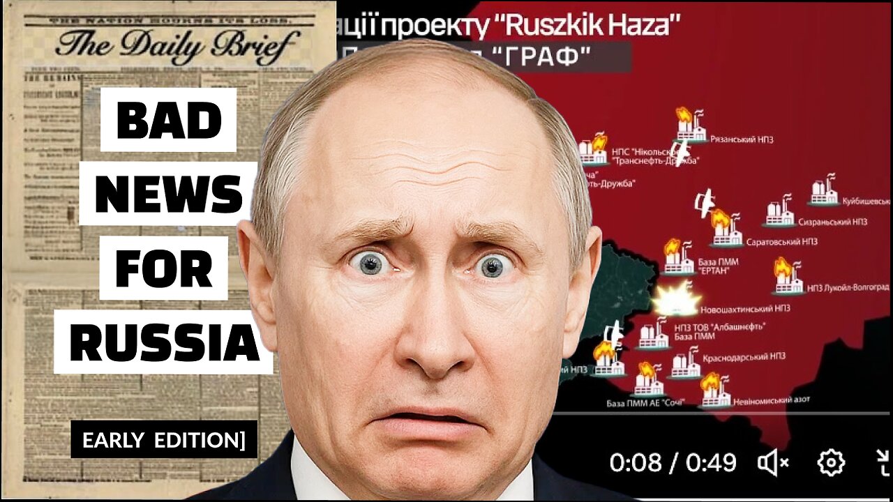 TERRIBLE FOR RUSSIA: If August Was a Hammer, September is the Anvil!