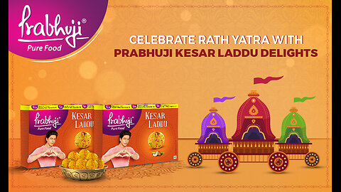 Sweeten Your Rath Yatra with Prabhuji Kesar Laddus!