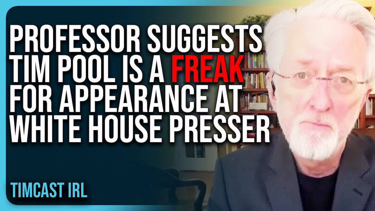 Professor Suggests Tim Pool Is A FREAK For Appearance At White House Presser