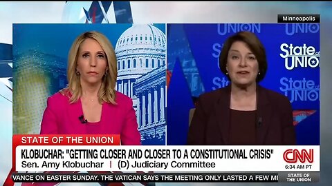 Sen Amy Klobuchar Claims Judges Are Saving Us from Trump’s Constitutional Crisis