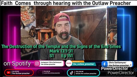 The Destruction of the Temple and the Signs of the End times Mark 13:1-31 S1 Ep 151