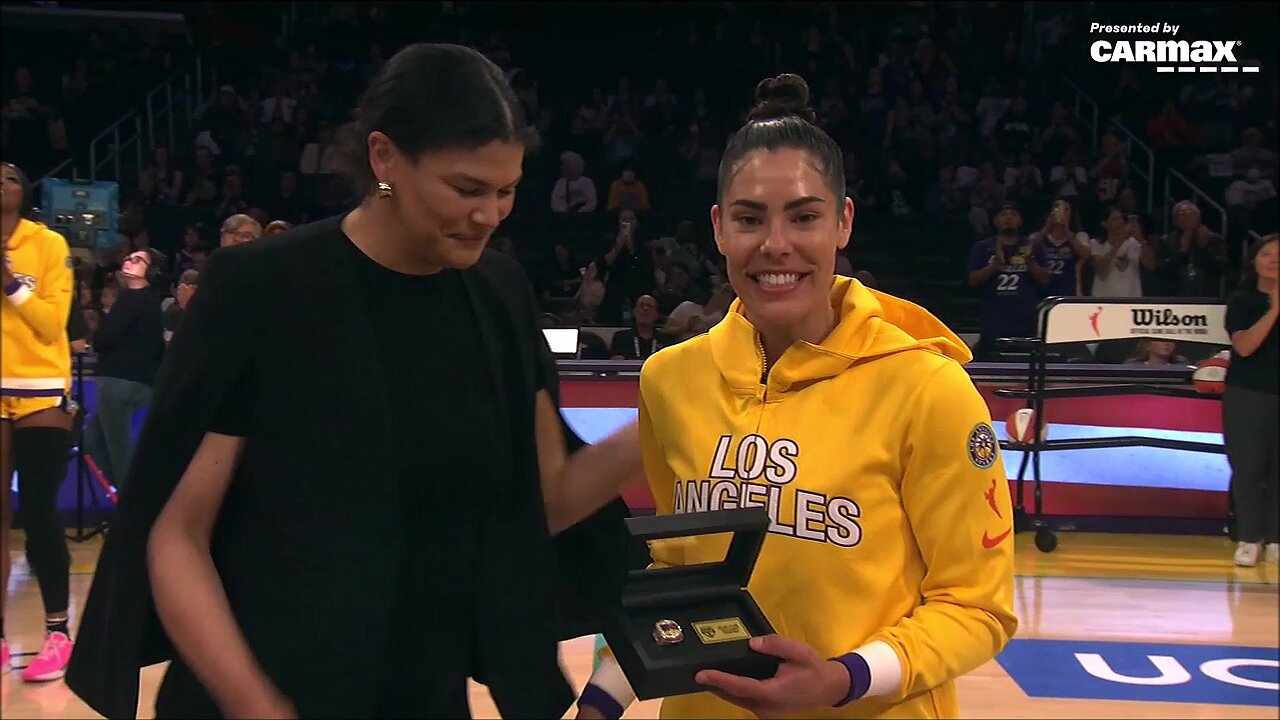 🚨 Kelsey Plum honored for winning Olympic Gold Medal | Los Angeles Sparks WNBA womens basketball