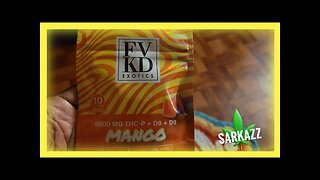 Mango THCA+D9 gummy from FVKD