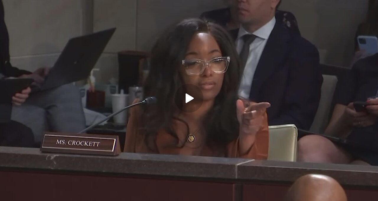 Race-Baiter Jasmine Crockett Whines About White Supremacy With Attack on Republicans