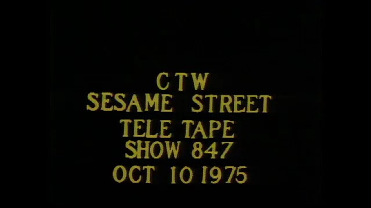 Sesame Street #0847: "The Wicked Witch" S07E52 (February 10th, 1976)