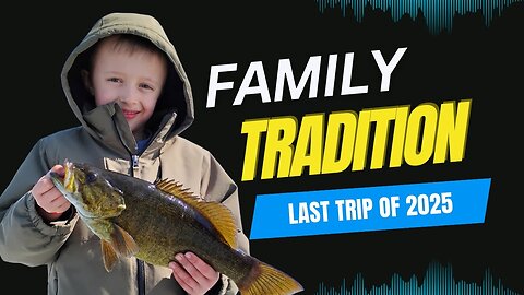 Family Ice Fishing Adventure: Catching a Massive Smallmouth Bass