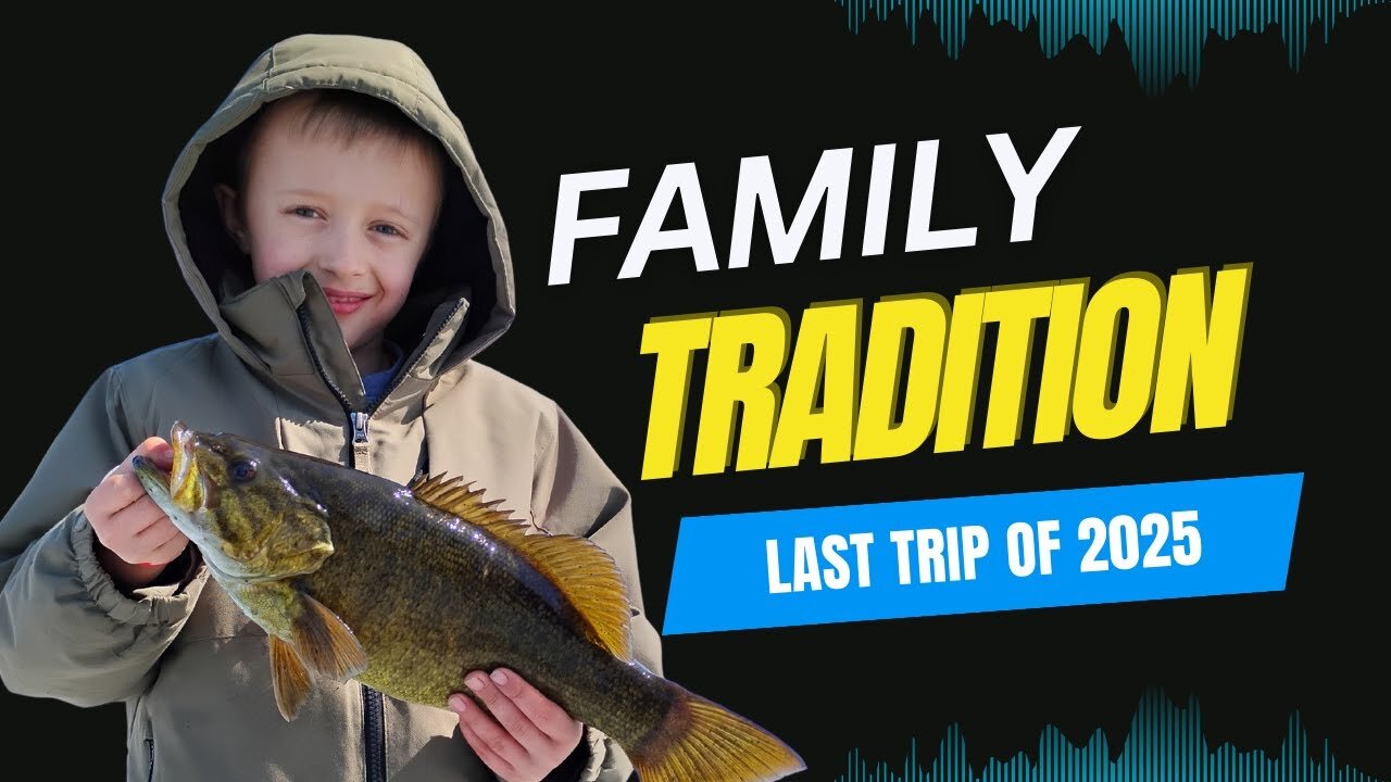 Family Ice Fishing Adventure: Catching a Massive Smallmouth Bass
