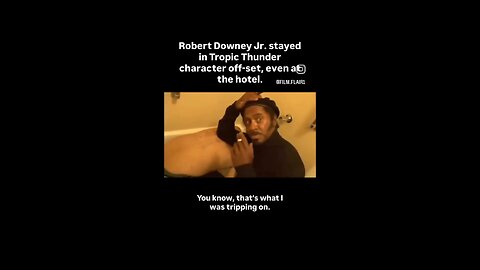 Robert Downey Jr. remained in character. 🎭🎬