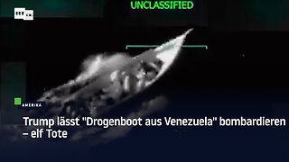 Trump lässt "Drogenboot aus Venezuela" bombardieren – elf Tote