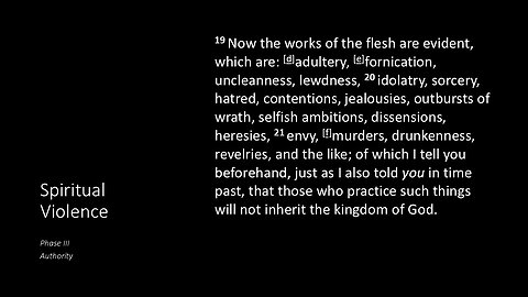 Spiritual Violence - Phase III - Authority