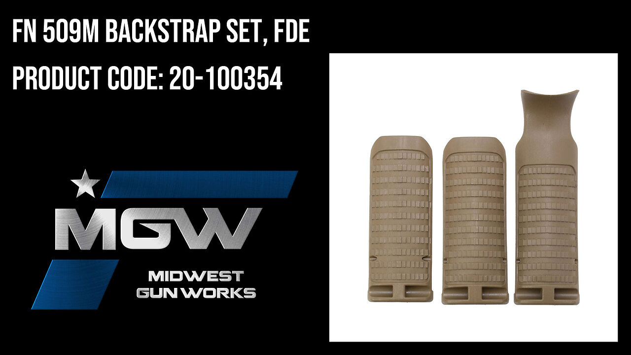 FN 509M Backstrap Set, FDE - 20-100354