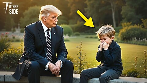 Donald Trump Sees Elon Musk’s Son Crying in the Garden—What the Boy Tells Him Breaks His Heart