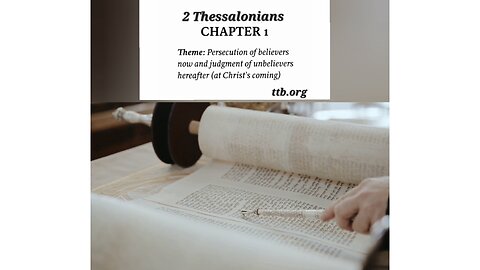 2 Thessalonians Chapter 1 (Bible Study)