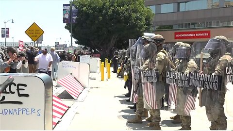 LIVE: National Guard troops arrive in Los Angeles