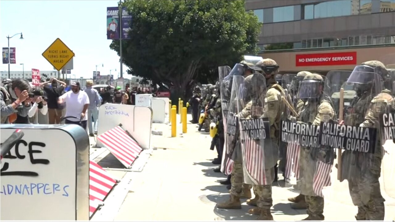 LIVE: National Guard troops arrive in Los Angeles