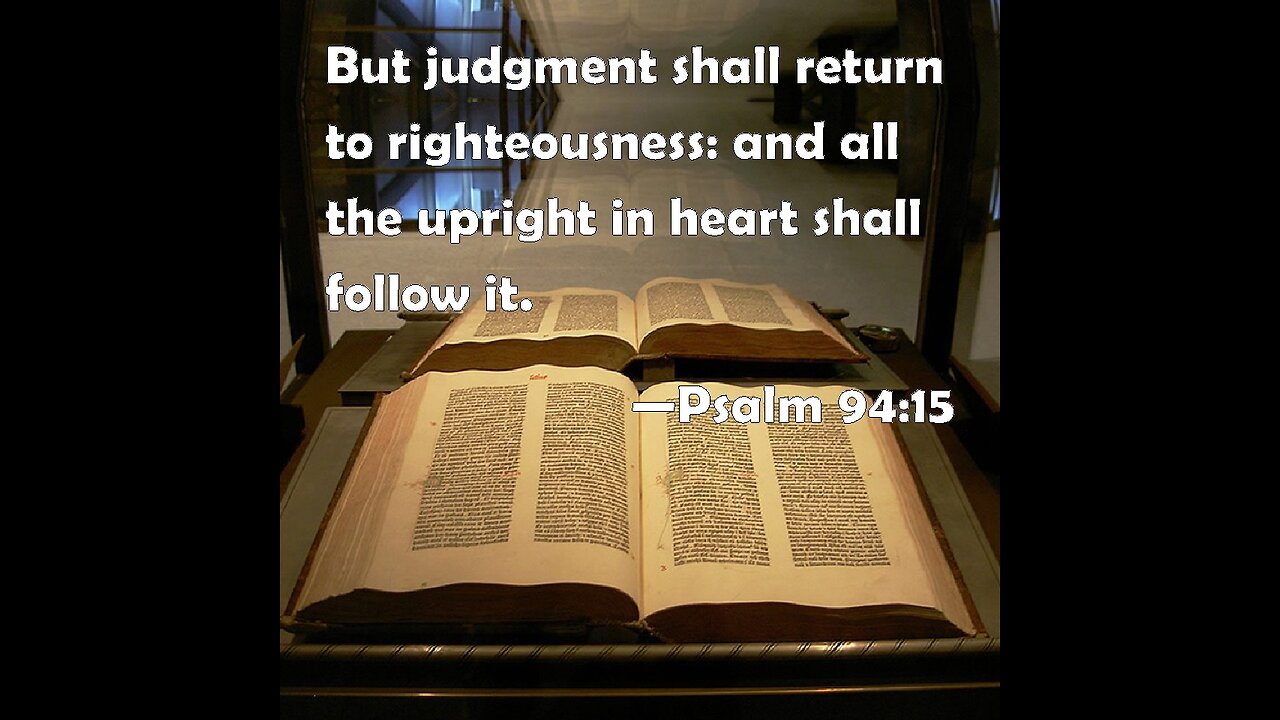 4.10.25 | Judgment shall return unto righteousness