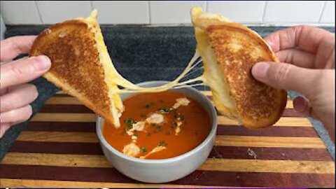 🧀🍅 Grilled Cheese & Tomato Soup COMFORT CLASSIC | You Suck at Cooking (Ep. 164) 😂🔥