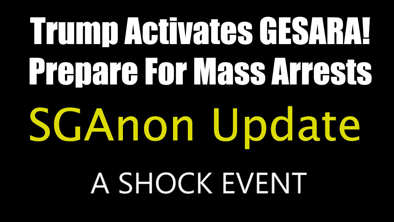 SG Anon Emergency Alerts 4.10.25 - Trump Activates GESARA! Prepare For Mass Arrests