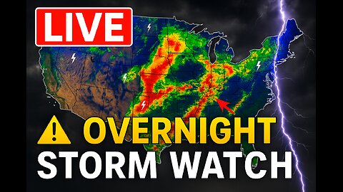 ⚠ Overnight U.S. Weather Radar LIVE | Severe Alerts Now
