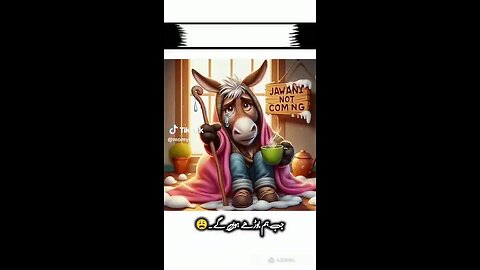 funny donkey cartoon when we get old jawani not coming