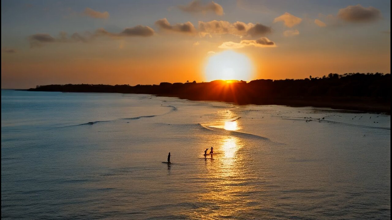 Beach 🌴 at sunset
