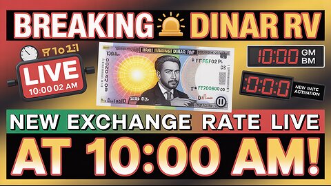 BREAKING 🚨 Iraqi Dinar RV – New Exchange Rate Live at 10:00 AM! 💥 Today's IQD News!