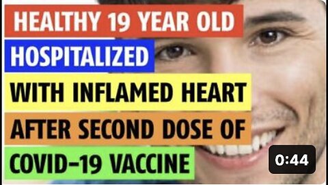 "19-Year-Old Develops Inflamed Heart Post-Second COVID-19 Vaccine Dose, Hospitalized"