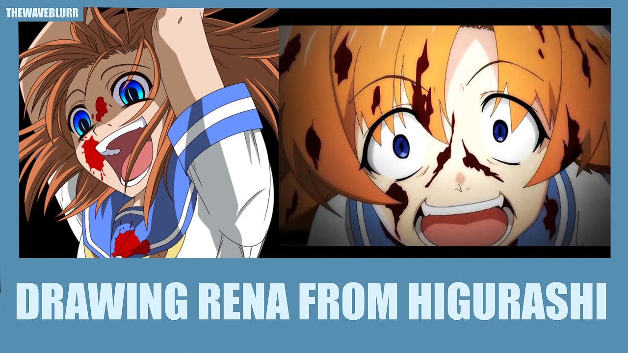 Drawing Rena from Higurashi: When They Cry