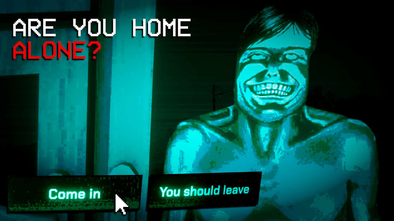 IF YOU LET HIM IN, YOU DIE.. | No, I'm Not a Human Demo (PLAYTHROUGH)