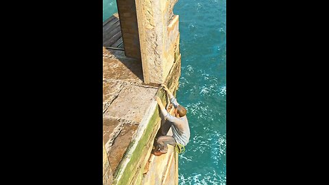 "Let's see the ocean scenery in the Uncharted game! #gamingvideo#unchartedgameplay#rumblegame