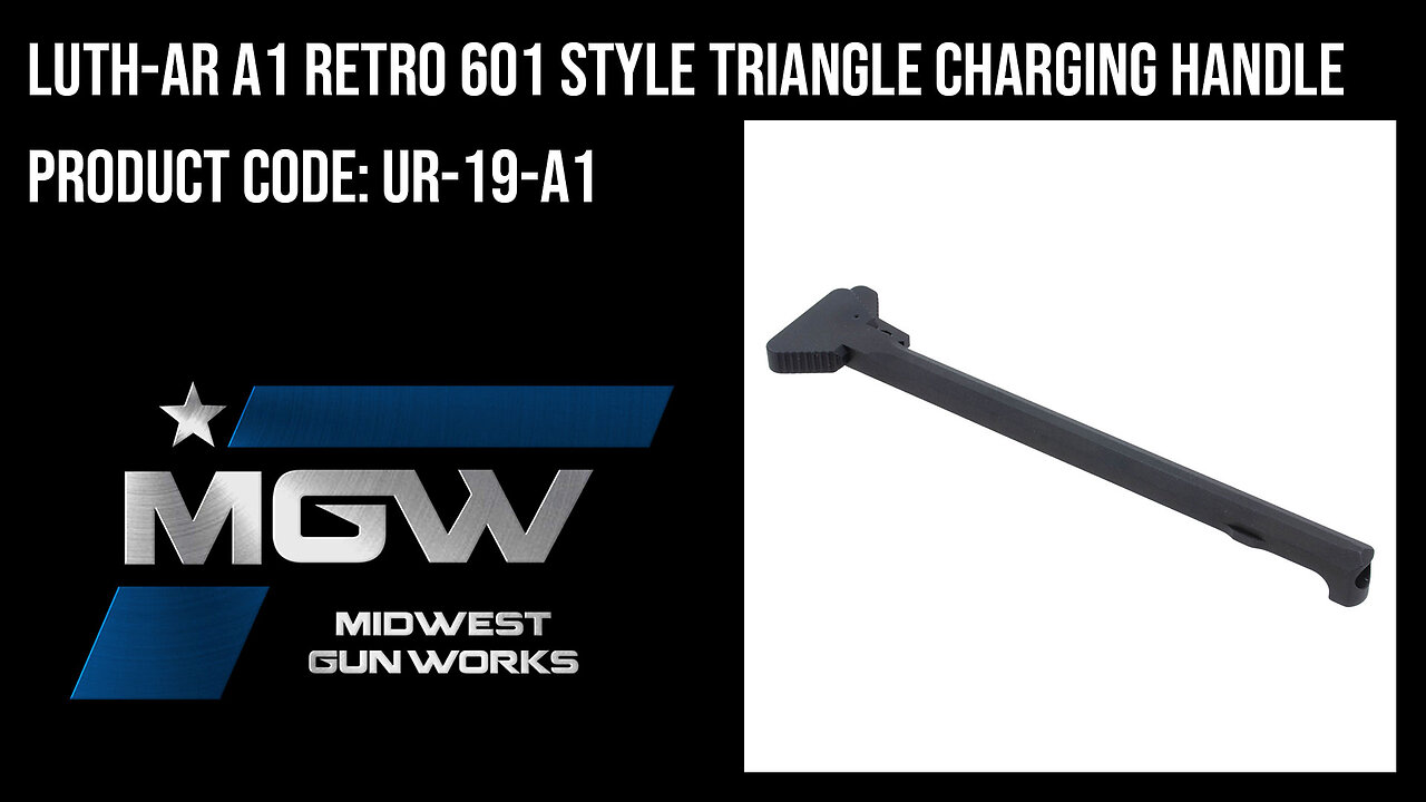 LUTH-AR A1 Retro 601 Style Triangle Charging Handle - UR-19-A1